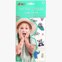 AVENIR TATTOO STICKERS JUNGLE ANIMALS