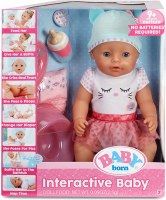 BABY BORN INTERACTIVE BABY  BLUE EYES