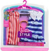 BARBIE 2PC OUTFIT RED/BLUE