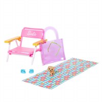 BARBIE BEACH CHAIR W/CAT