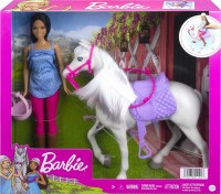 BARBIE DOLL & HORSE