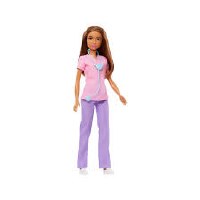 BARBIE DOLL NURSE BRUNETTE