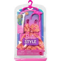 BARBIE OUTFIT ORANGE PRINT