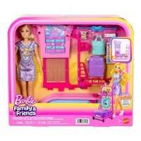 BARBIE TRAVEL PLAYSET W/DOLL