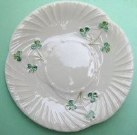 BELLEEK HARP SIDE   PLATE