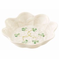 BELLEEK SHAMROCK SWEET DISH