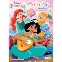 BENDON STICKER BY NUMBER PRINCESS