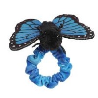 BLUE MORPHO BUTTERFLY WRIST PLUSH