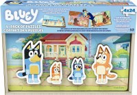 BLUEY 4-PACK WOODEN PUZZLES