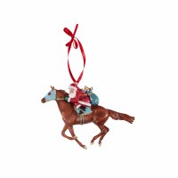 BREYER OFF TO THE RACES ORNAMENT