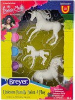 BREYER PAINT & PLAY UNICORN FAMILY