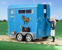 BREYER TRADITIONAL  TWO HORSE TRAILER
