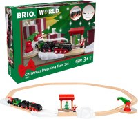 BRIO CHRISTMAS STEAMING TRAIN SET