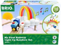 BRIO FIRST RAILWAY LIGHT UP RAINBOW SET