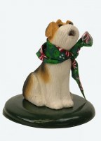 BYERS' CHOICE SINGING DOG REMBRANDT