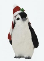 BYERS' CHOICE SMALL PENGUIN W/HAT