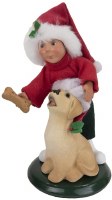 BYERS' CHOICE TODDLER W/DOG