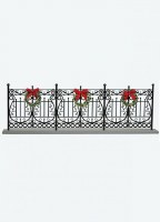 BYERS' CHOICE WROUGHT IRON FENCE