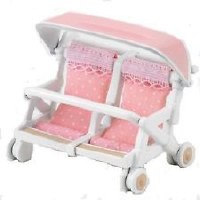 CALICO CRITTERS DOUBLE STROLLER SET