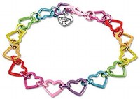 CHARM IT! RAINBOW HEART LINK BRACELET