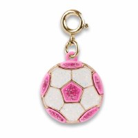 CHARM IT! CHARM GOLD GLITTER SOCCERBALL