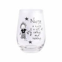 CHILDREN OF INNER LIGHT NURSE WINE GLASS