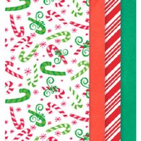 CHRISTMAS PRINTED/SOLID TISSUE 30CT