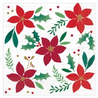 CHRISTMAS WISHES DINNER NAPKINS 16CT
