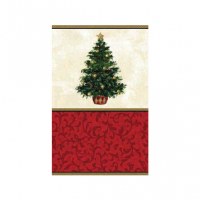 CLASSIC CHRISTMAS TREE TABLECOVER