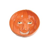 GALLERIE VICTOR PUMPKIN LG CANDY BOWL