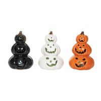 GALLERIE TRIPLE PUMPKIN STACK LED FIG