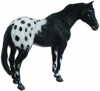 COLLECTA BLACK APPALOOSA STALL