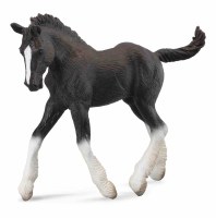 COLLECTA BLACK SHIRE HORSE FOAL