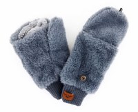 BRITT'S KNITS CONVERTIBLE MITTENS GRAY