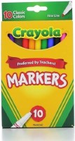 CRAYOLA 10ct FINE LINE CLASSIC MARKERS
