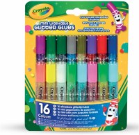 CRAYOLA 16ct MINI WASHABLE GLITTER GLUE