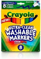 CRAYOLA 8ct ULTRA CLEAN MARKERS