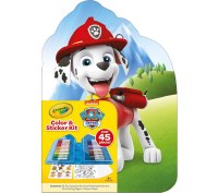 CRAYOLA COLOR & STICKER BOOK PAW PATROL