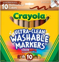 CRAYOLA WASHABLE MARKERS MULTICULTURAL