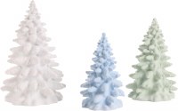 D56 FROSTED FRASIER TREES SET/3
