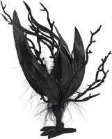 D56 HALLOWEEN ROOTED RAVEN TREE