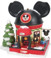 D56 NORTH POLE MICKEY'S EAR HAT SHOP