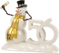 D56 SNOW VILLAGE LUCKY SNOWMAN 2026