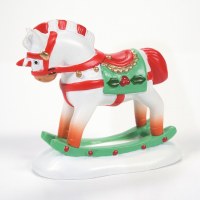 D56 VILLAGE CHRISTMAS ROCKING HORSE