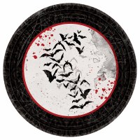 DARK MANOR ROUND PLATES 7"