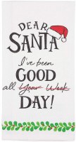 DEAR SANTA GOOD BAR TOWEL