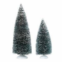 DEPT 56 BAG-O-FROSTED TOPIARIES SET/2