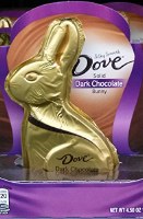 DOVE 4.5oz DARK CHOCOLATE BUNNY