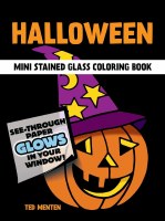 DOVER ACTIVITY BOOK HALLOWEEN GLASS
