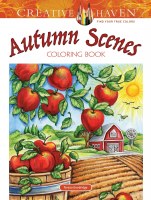 DOVER COLORING BOOK AUTUMN SCENES